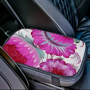 Peony Blossom Car Center Armrest Cover