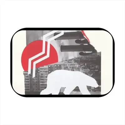 Wwf Polar Bear Car Center Armrest Cover