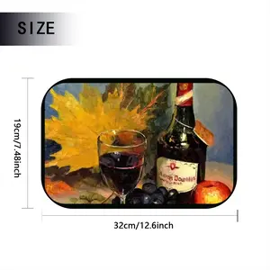 Bright Still Life With Wine Car Center Armrest Cover