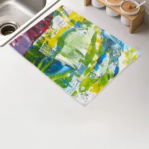 Camouflaged 2 Kitchen Drying Pad (Rectangular)