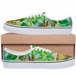 Men Backyard Banana Trees Low Top Shoes (Foam)