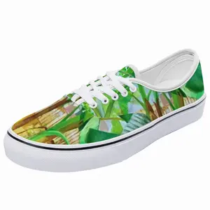 Men Backyard Banana Trees Low Top Shoes (Foam)