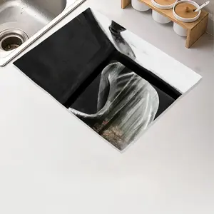 I Have Worlds Inside Me Kitchen Drying Pad (Rectangular)