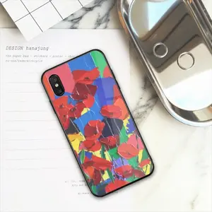 Poppies iPhone X Phone Case (Tempered Film)