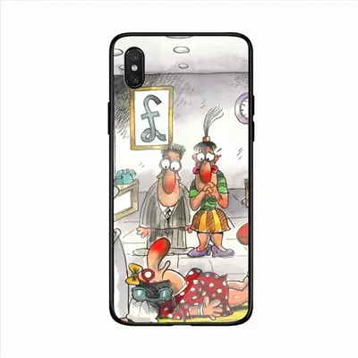 Office Injury iPhone X Phone Case (Tempered Film)