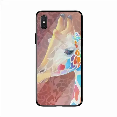 Giraffe iPhone X Phone Case (Tempered Film)