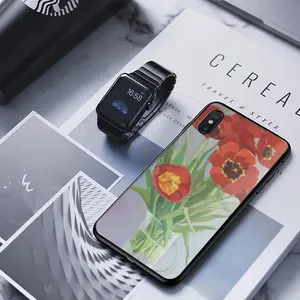 Tulips iPhone X Phone Case (Tempered Film)