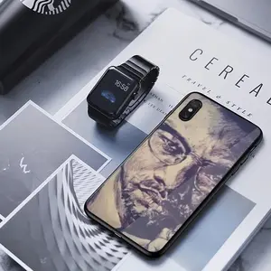 Malcolm X Portrait iPhone X Phone Case (Tempered Film)