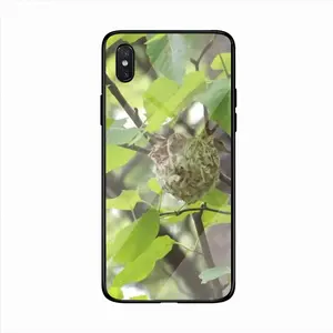 Baby Bird In A Nest iPhone X Phone Case (Tempered Film)