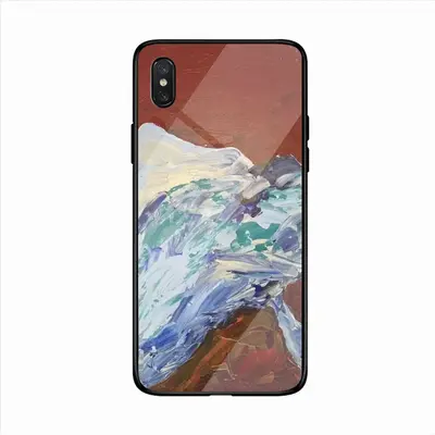 Black Currant Flash iPhone X Phone Case (Tempered Film)