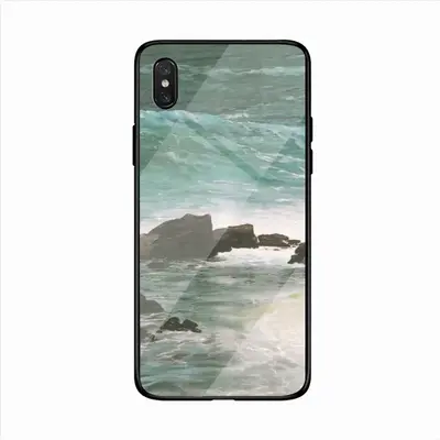 Breaking Waves iPhone X Phone Case (Tempered Film)