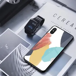 Square iPhone X Phone Case (Tempered Film)