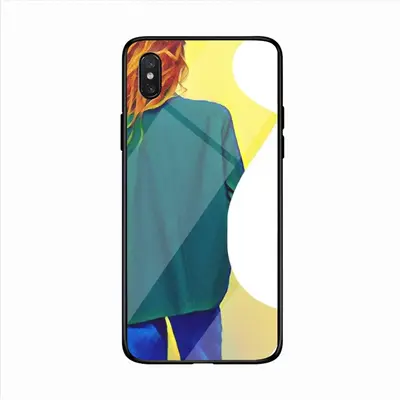 Blonde iPhone X Phone Case (Tempered Film)