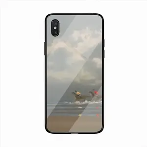 Beach With Riders iPhone X Phone Case (Tempered Film)