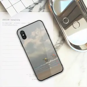 Beach With Riders iPhone X Phone Case (Tempered Film)