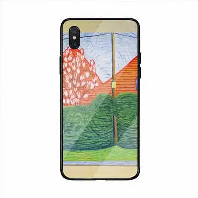 Verdant Curtain iPhone X Phone Case (Tempered Film)