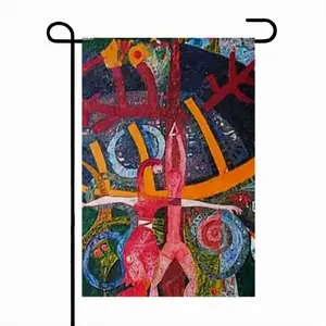 Caryatids Linen Garden Flag (Multi-Size)