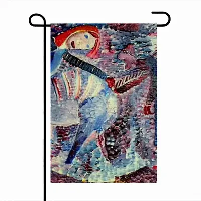 Judith Fragment K Linen Garden Flag (Multi-Size)