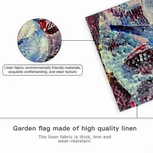 Judith Fragment K Linen Garden Flag (Multi-Size)