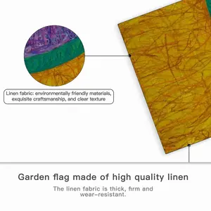 Rondo#12 Linen Garden Flag (Multi-Size)