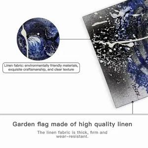 Basic Indigo Linen Garden Flag (Multi-Size)