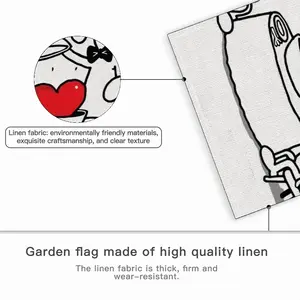 The Taste Of Love Linen Garden Flag (Multi-Size)