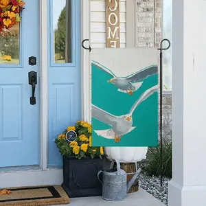 Seagulls Linen Garden Flag (Multi-Size)