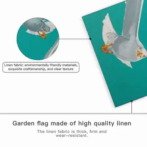 Seagulls Linen Garden Flag (Multi-Size)