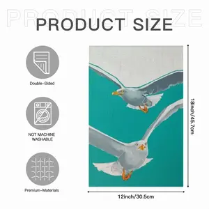 Seagulls Linen Garden Flag (Multi-Size)