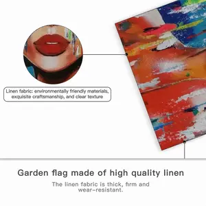 Summer Rain Linen Garden Flag (Multi-Size)