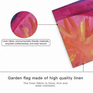 Colorful Straws Linen Garden Flag (Multi-Size)