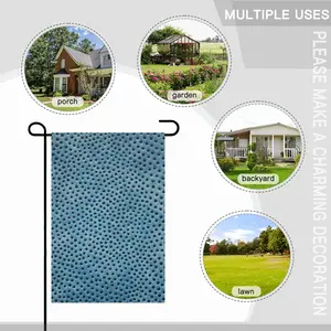 Holes Blue Linen Garden Flag (Multi-Size)