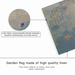 “Heart Of Perfect Wisdom Sutra” Linen Garden Flag (Multi-Size)