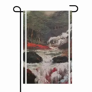 Cascades Linen Garden Flag (Multi-Size)