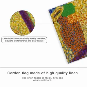 The Apple Linen Garden Flag (Multi-Size)