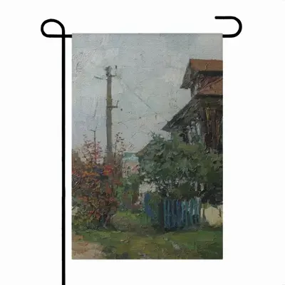 Autumn In Krasnoe On The Volga Linen Garden Flag (Multi-Size)