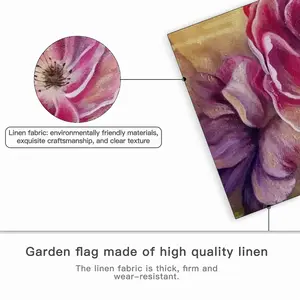 Smell Of Rose Linen Garden Flag (Multi-Size)