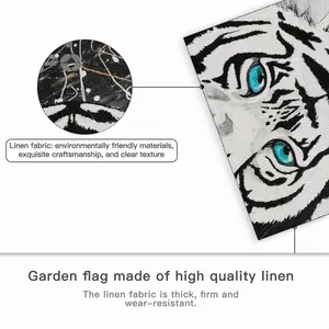 Do Good Bro Animals Tiger Street Art Linen Garden Flag (Multi-Size)