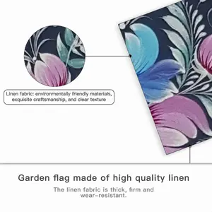 Night Pleasure Linen Garden Flag (Multi-Size)