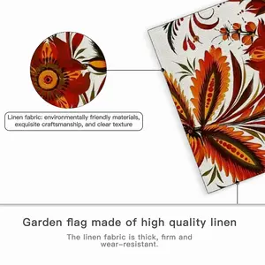 Fire Passion Linen Garden Flag (Multi-Size)