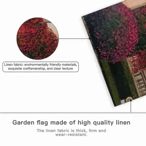 Villa Vizcaya Miami Linen Garden Flag (Multi-Size)