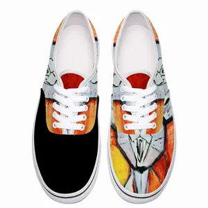 Men Super Angry Cat Low Top Shoes (Foam)