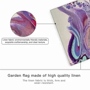 Wild Orchid Linen Garden Flag (Multi-Size)