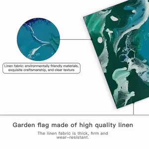 Stormy Sea Linen Garden Flag (Multi-Size)