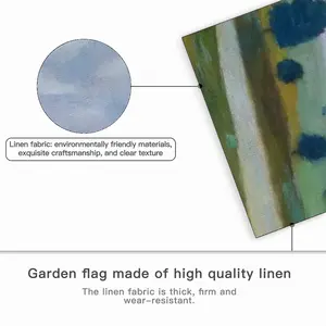 On The Road Linen Garden Flag (Multi-Size)