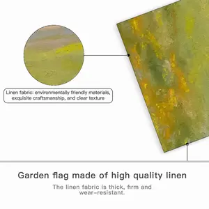 Flower Field Linen Garden Flag (Multi-Size)