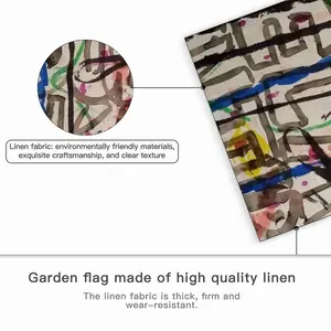 Hijack Q Linen Garden Flag (Multi-Size)