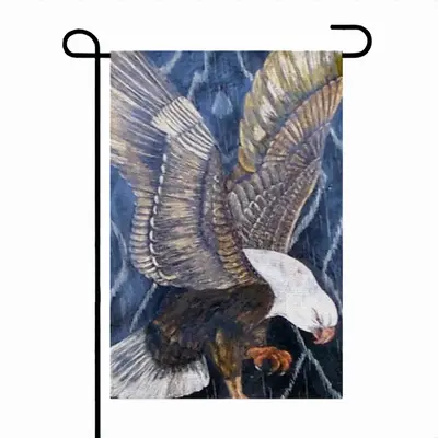 Eagle Scratch Linen Garden Flag (Multi-Size)