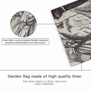 Smooch Linen Garden Flag (Multi-Size)