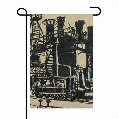 Gas Works Linen Garden Flag (Multi-Size)